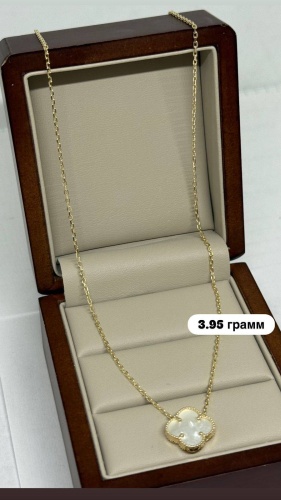 Колье Sandu gold 4787554 длина 45 см вес 3.95 г золото, эмаль