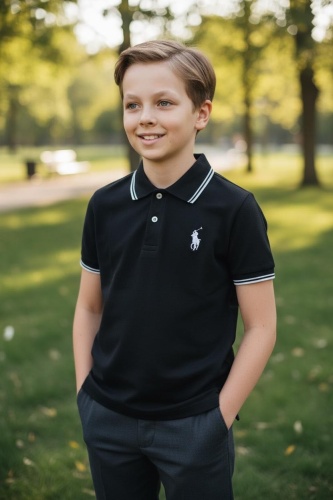 Рубашка тенниска Kids Moda черный