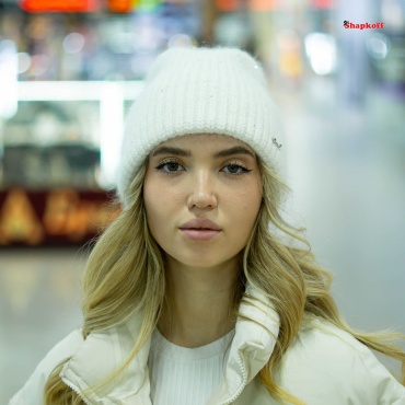 Шапка Shapkoff размер 57, 58, 59, белый