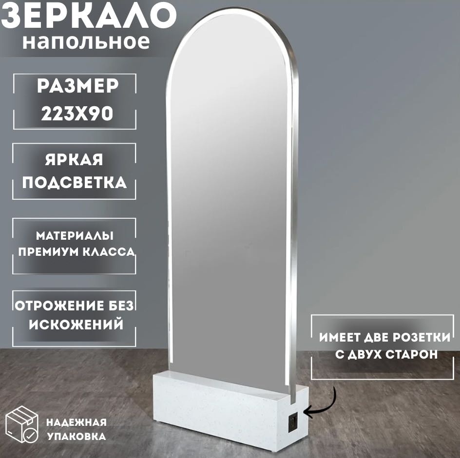 Зеркало напольное 90x223 см