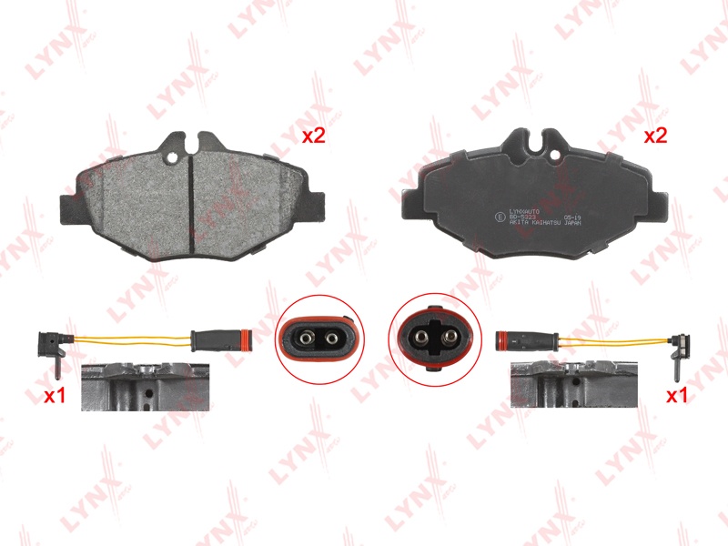 Колодки LYNXauto BD5323