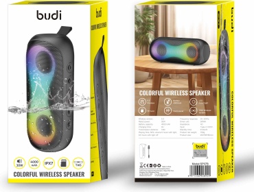 Портативная колонка Budi SP07B черный