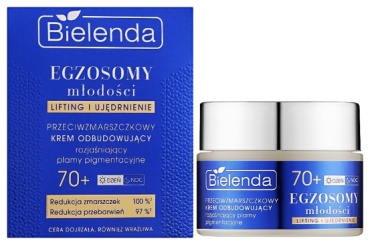 Bielenda крем EXOSOMES OF YOUTH Крем п/морщин и пигментных пятен, восст-ние кожи 70+, день/ночь для лица, для зоны декольте 50 мл