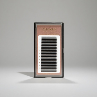 Eyelashes пучковые 4D C 0.05 мм черный 12 мм