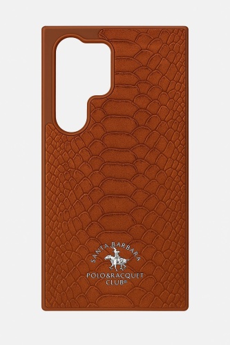 Чехол Santa Barbara Polo & Racquet Club для Samsung Galaxy S24 Ultra коричневый