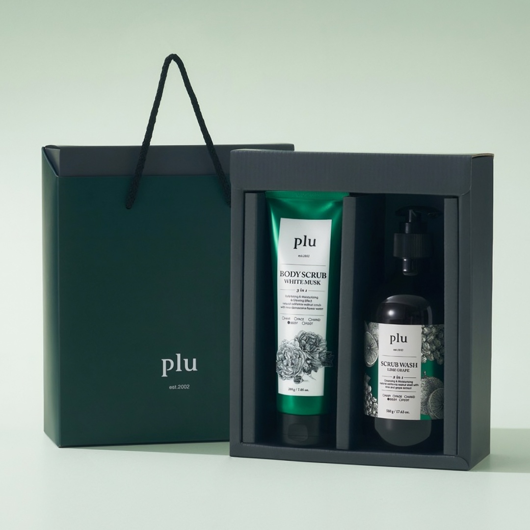 Plu Body Scrub & Scrub Wash Set набор для тела для женщин