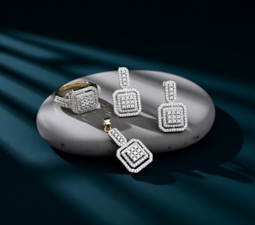 QZERGER медицинское золото, кристаллы Swarovski, стразы