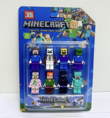 Фигурка Майнкрафт MINECRAFT 5 см 8 шт