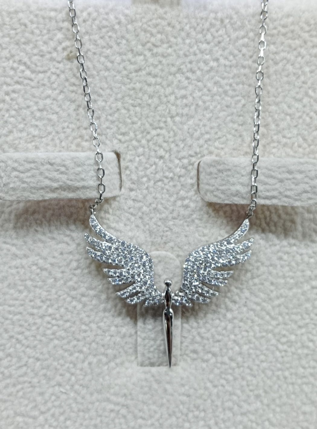 SAHIR Цепочка Ангелочек Sahir Silver 925s длина 45 см, вес 4.1 г серебро, плетение колос