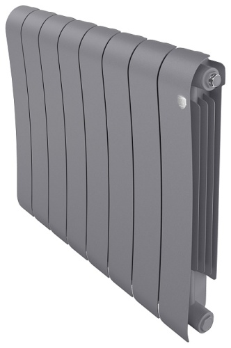 Royal Thermo секционный ROYAL THERMO Infinity 80/500 Silver Satine - 8 секций биметаллический, кол-во секций: 8