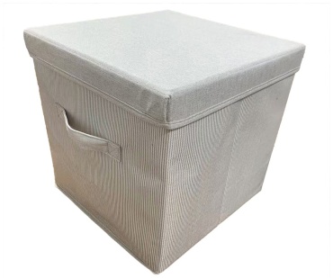 Miniso коробка для детских вещей 30x30x30 см, текстиль