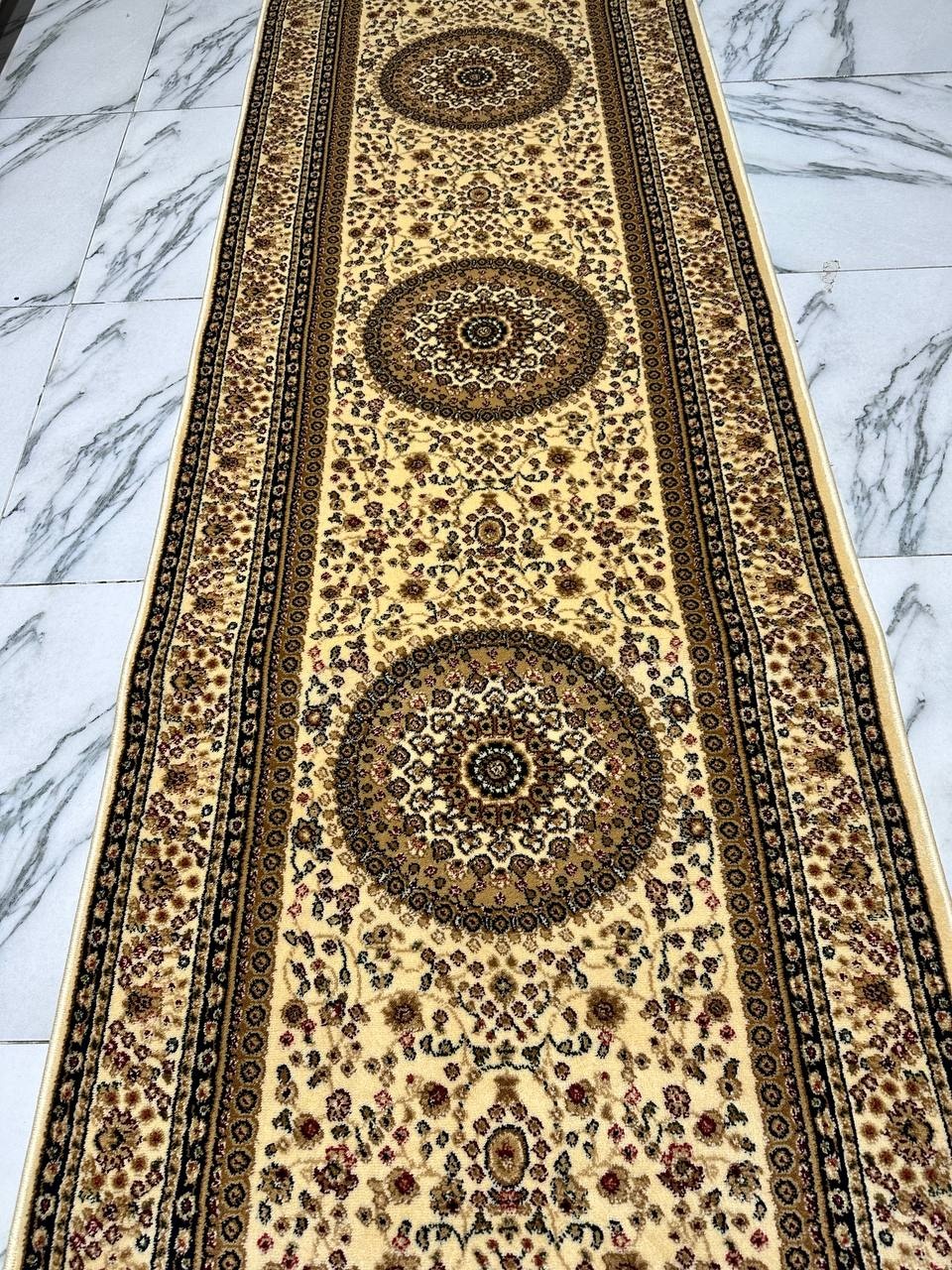 Ковровая дорожка S&M Сomfort длинный ворс, полипропилен, джут, 100 см x 10 м