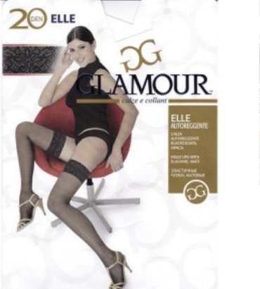 Чулки GLAMOUR черный