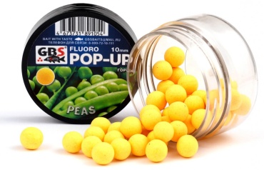 GBS плавающие Baits Pop-up 8мм Горох желтый 0.04 кг