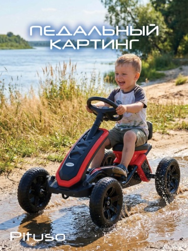 Pituso Педальный картинг G-24-Red красный