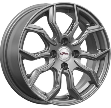 WorldWheels iFree Бохо хай 6x15/4x100 D60.1 ET37 4 диска графит, серый, черный