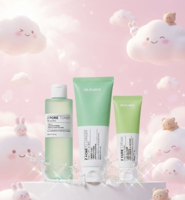 DR.PLINUS крем-сыворотка Z PORE TONER, Z ACNE CLEANSER, Z CURE CREAM для лица 400 мл