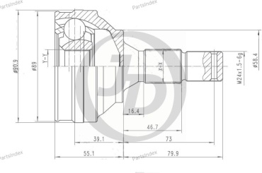 JD ШРУС JCT0225