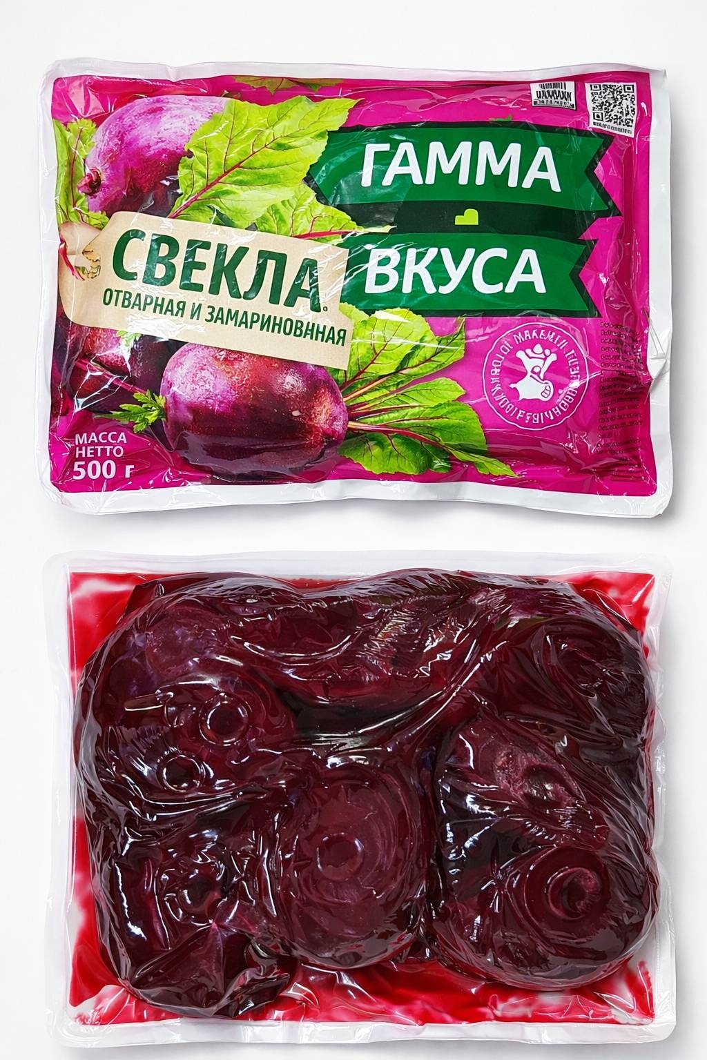 Заготовка Гамма вкуса свекла отварная целая 500 г