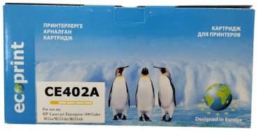 Ecoprint CE402A с чипом желтый (yellow)