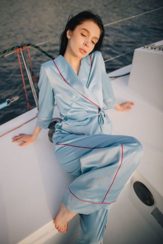 Костюм повседневный TATTI TUN PAJAMAS голубой, красный