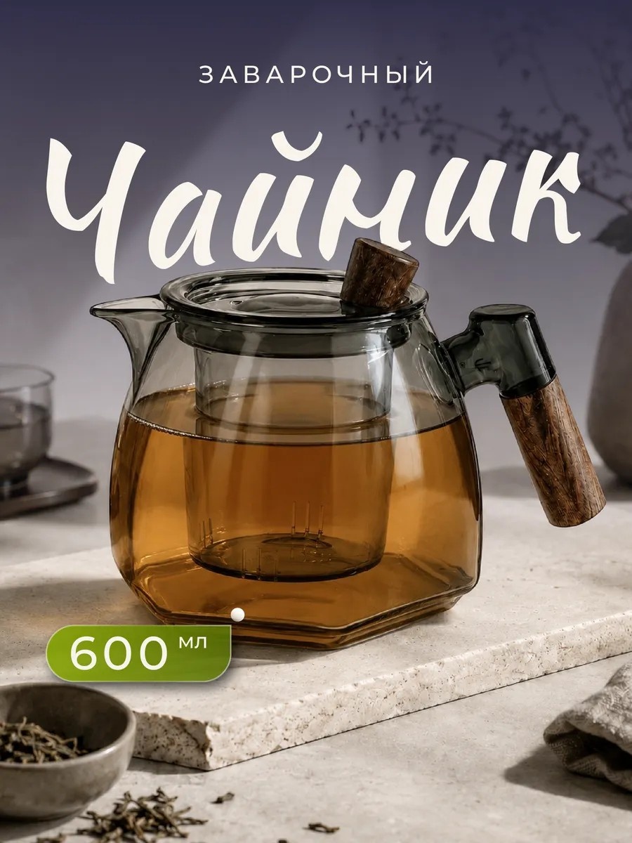 Чайник Limpid Side 0.6 л, полиамид