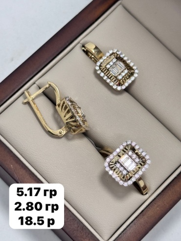 Italian Gold 134567890 вес 7.97 г золото, фианит