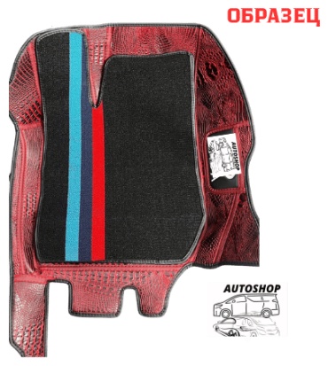 AUTOSHOP Kovrik 3D Chery Tiggo 7 2016-2020 бордовый, черный