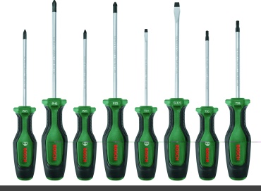 Bosch Набор отверток, 8 шт., 1600A02BX8