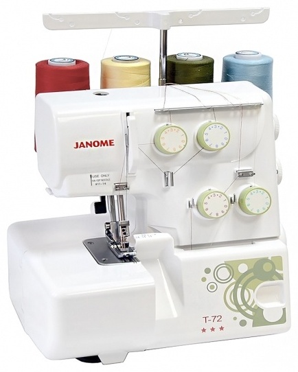 Оверлок Janome T-72 белый