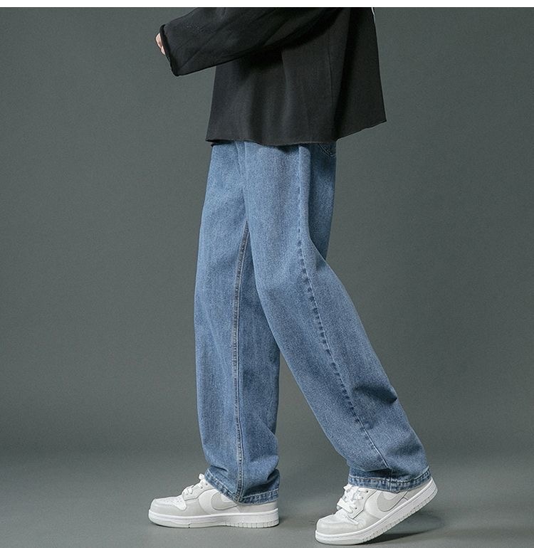 Джинсы прямые Fashion collection синий