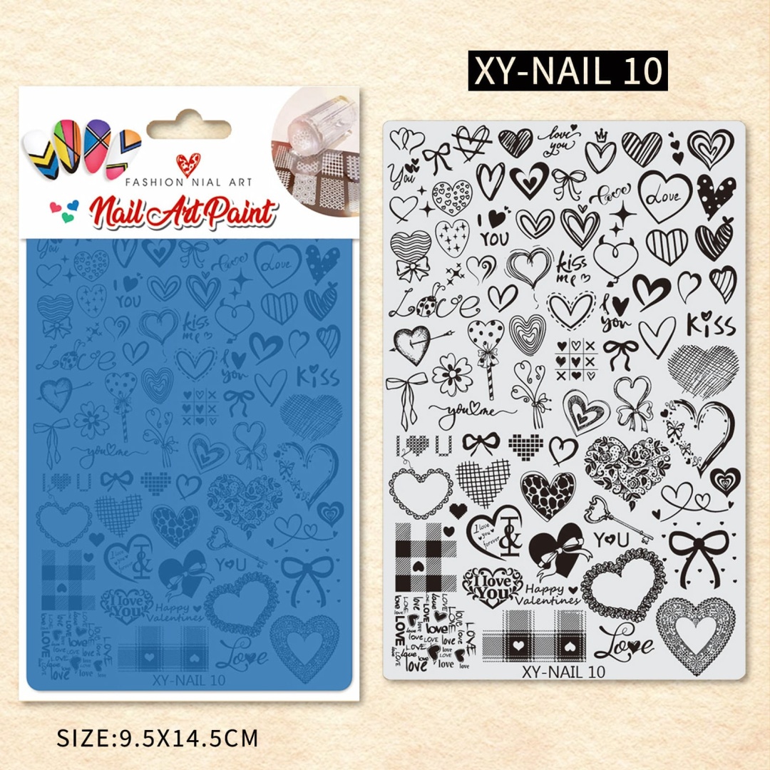 Fashion Nail Art пластины XY-Nail 10