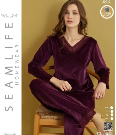 Пижама Seamlife малиновый