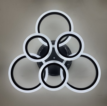 Люстра накладная DAUREN A19 LED, кол-во ламп: 6 шт