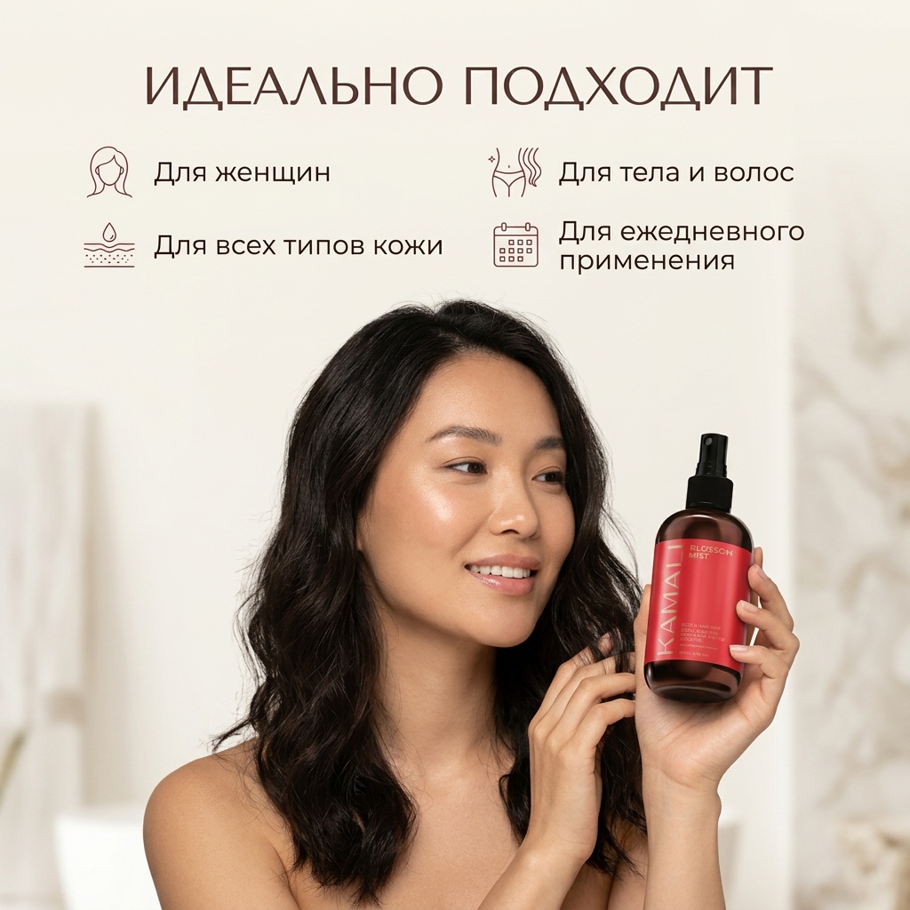 KAMALI Мист для волос и тела Blossom мист для тела 250 мл, фото 6