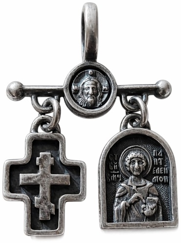 Икона Высоковы 585 02-309Ч вес 2.64 г серебро, без вставок