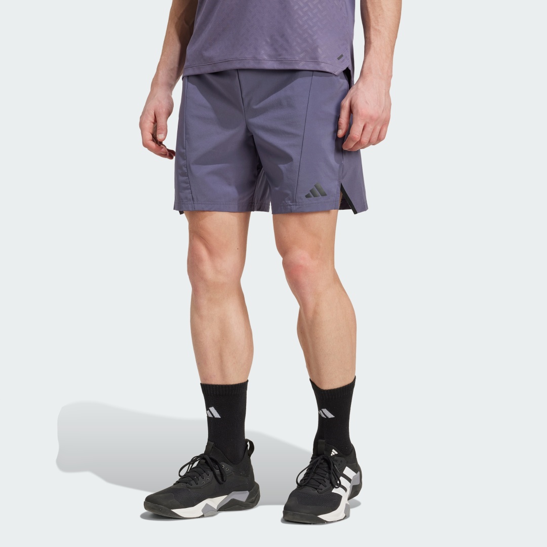 Спортивные шорты adidas фиолетовый
