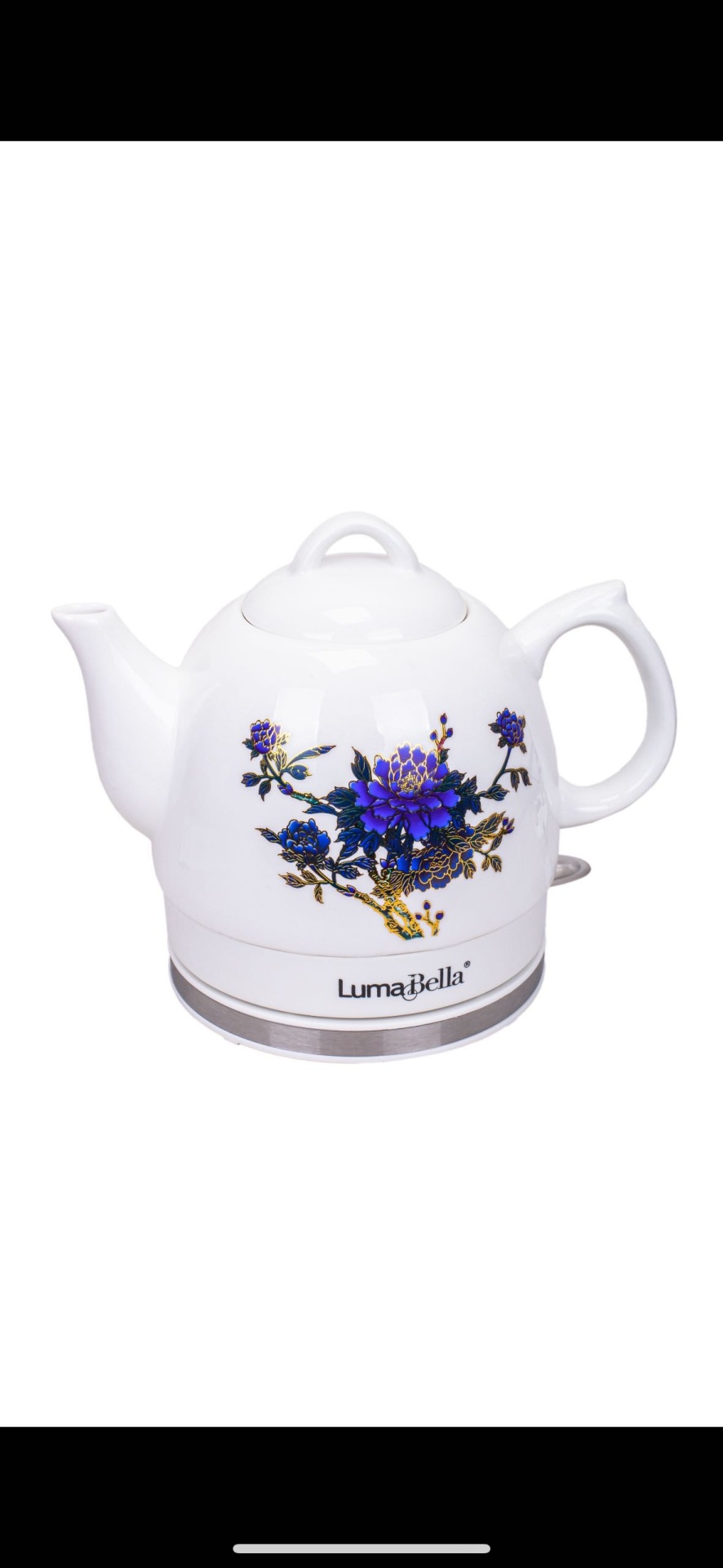 Электрочайник Luma Bella 59016 белый, синий