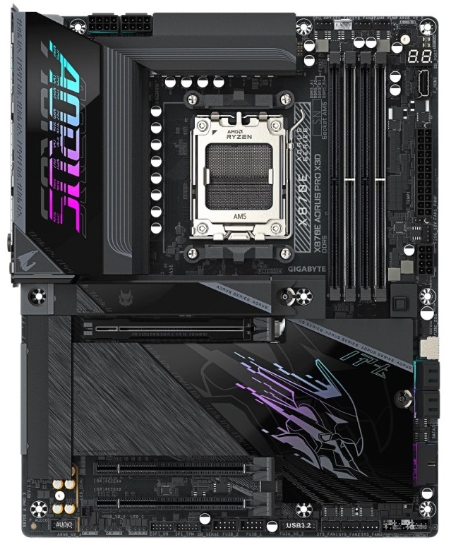 Материнская плата GIGABYTE X870E Aorus Pro X3D 9MX87EPX-00-G10