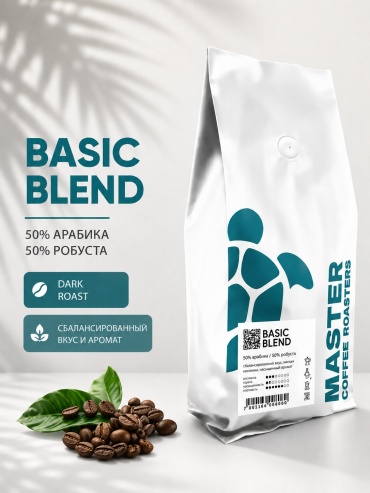 Кофе Master Coffee Basic Blend зерновой 1000 г