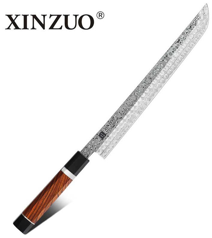 Нож сашими XINZUO F3-XWD, лезвие: дамасская сталь 1 шт