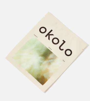 Маска для лица OKOLO тканевая Tangerine Refining 28 г