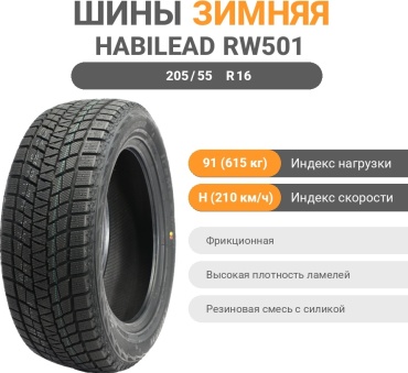 Habilead RW501 205/55 R16 91 H без шипов