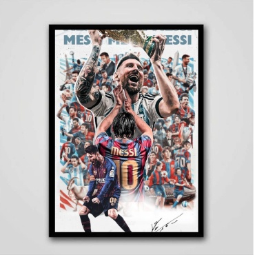 Постер Постер Messi 21x29.7 см