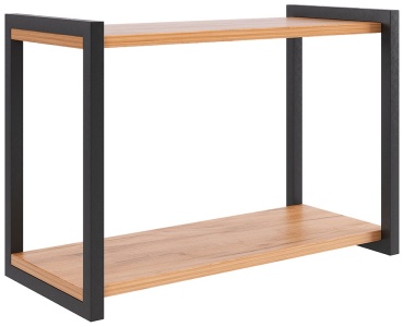 Полка Mebelson Юниор, 55х25x38 см, черный, золотистый
