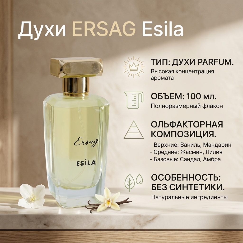 ERSAG Esila духи PARFUM 100 мл, для женщин