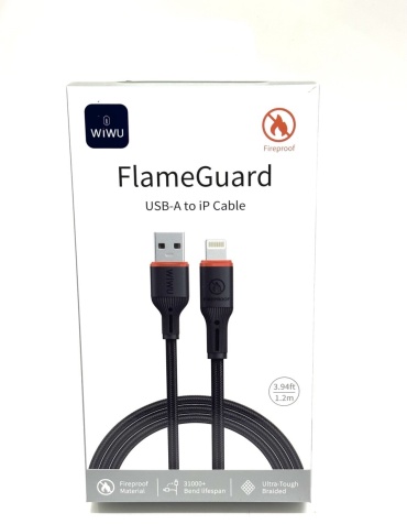 Кабель WIWU USB 3.0 (M), Lightning (M), 1 м, черный