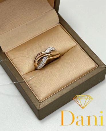 Dani DANI-KLS-2765 размер 18.5 вес 2.05 г золото, фианит