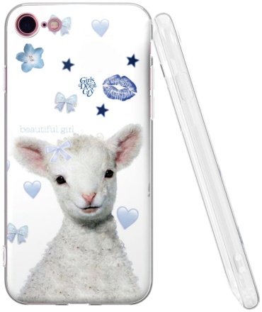 Чехол Mcover для Apple iPhone 7, iPhone 8, iPhone SE рисунок