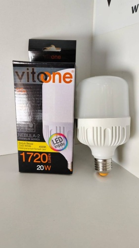 Vitoone 20W E27, светодиодная, нейтральный белый